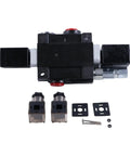1 Spool 12V DC Hydraulic Control Valve Double Acting HCV S1x13 For 13 GPM 3600 PSI Systems with Rocker Control Switch