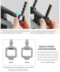 Installation guide for 5.8 GHz Yagi Antenna Amplifier For Avata FPV Remote Controller Signal Booster, highlighting direction and placement.