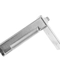 Adjustable Concealed Cabinet Hinges With Soft Close Damping, Heavy Duty Stainless Steel, 1 Pack, side view with mounting screws included