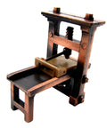One To Forty Eight Scale Metal Printing Press Die Cast Miniature Diorama Desk Accessory Pencil Sharpener With Sliding Print Surface