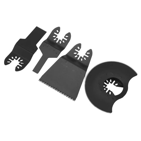 Ultimate 20-Piece Oscillating Saw Blade Set For Wood And Plastic featuring different blade shapes and sizes for multitool use.