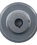 Double Groove V Belt Pulley 4.45 Inch Outer Diameter 7/8 Inch Bore Cast Iron For A AX 3L 4L V Belts With Standard Keyseat