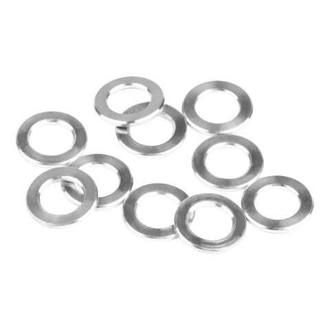 Titanium Flat Washer M4 DIN912 Grade 5 6Al4V Ti For Bicycle Bike Stem Bottle Cage Screws Pack Of 10, shown in a group on a white background.
