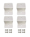 Z Bracket Solar Panel Mounting Kit For RV And Boat Roofs Off Grid Ready With Nuts And Bolts 4 Mounts Heavy Duty 50kg