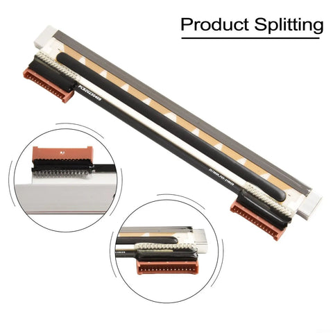 300Dpi Thermal Print Head For ZD620 Barcode Label Printer Workhorse Spare Part Built For High Speed Warehouse Labeling And Logistics Scanning Delivers Sharp Text At Any Setting Long Lasting Reliable Daily Use. thermal print head close-up with connector detail