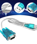 USB To R32 Programming Cable Adapter For Serial PLC Converter 3V 5V Dual Power USB Serial Port To TTL Module, clear shell