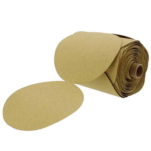 80 Grit Pro Grade Quick Change Sanding Discs Roll 6 Inch Round Aluminum Oxide Sticky Back Sandpaper With Adhesive 100 Piece Set
