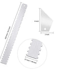 Guitar Setup Tool Kit With Notched Neck Straight Edge, 16.5 inch stainless steel for precise neck alignment and string action