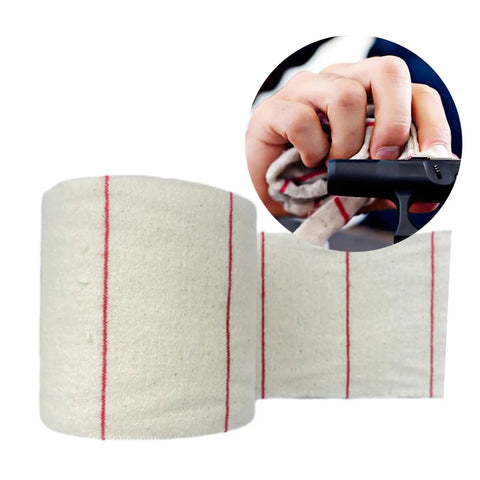 Essential Cotton Camp Cloth That Is Quick And Efficient For Hiking And Camping Gear shown wiping a tool