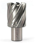 JESTUOUS annular cutter with Weldon shank, 1-1/4 in cutting diameter, front view
