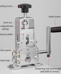 Top Tier Manual Wire Stripper And Peeler For 1 To 25 Mm Cables showing adjusting screw and hand crank features.