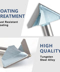 1 2 Inch Shank 90 Degree V Groove Router Bit With 2 Inch Dia showing high-quality tungsten steel alloy and rust resistant coating.