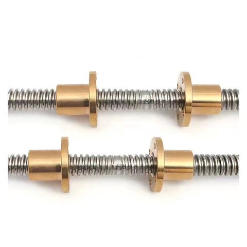 Level Up Your Setup With This Heavy Duty 304 Stainless Steel T25 Trapezoidal Lead Screw And Copper Nut 25Mm Od 5Mm Pitch
