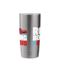 Boating Is My Cardio Insulated Stainless Steel Tumbler With Dual Wall Keeps Drinks Hot Or Cold, Leak Proof Lid With Clear Slider
