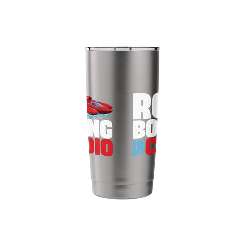 Boating Is My Cardio Insulated Stainless Steel Tumbler With Dual Wall Keeps Drinks Hot Or Cold, Leak Proof Lid With Clear Slider