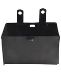 Heavy Duty Beefy Battery Storage Box For 50Cc 70Cc 110Cc 125Cc Atv Quad Dirt Bike Trail Riding Off Road Knockout Impact Protection Mount Case 4 8 X 2 76 Inches, black steel design, front view.