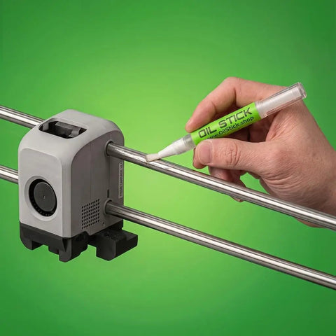 Applying Drip Free 3D Printer Lubricant Stick Pack For Linear Rails Lead Screws And Bearings PTFE Infused Oil ISO Grade 100