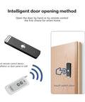 Motorized Flush Hidden Sliding Barn Door Hardware Kit For 47.2 To 59 Inch Doors, touch switch and remote control highlighted
