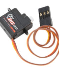 Beast Mode Ready 2g Digital Servo Set For 1/24 Scale Rc Car Airplane And Helicopter, black servo with connector and wires.