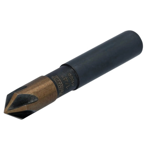 Level Up Your DIY Projects With This Tough As Nails 82 Degree Countersink Drill Bit featuring a sturdy quarter inch shank, black oxide finish.