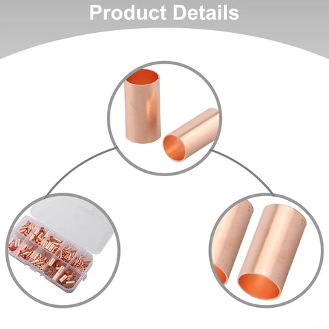 Grab This Awesome Wire Ferrules Kit With 250 Pcs Of Red Copper Crimp Connectors In 7 Sizes For Electrical Jobs At Home Or On The Road. 250-pack red copper ferrules in assorted sizes with storage case