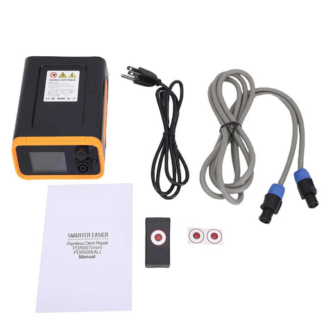 Paintless Dent Repair Tool With Color Screen And Electromagnetic Induction Dent Puller For Fast Fix Car Dent Removal DIY Kit components
