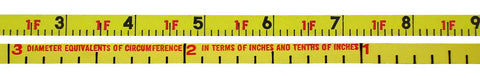 Auto Rewind Tape Measure 3/8 Inch By 50 Feet With Nylon Coated Blade Double Sided Markings For Fractions 8ths And 16ths Built Like A Workhorse