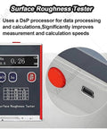 Top Notch Portable Surface Roughness Tester With 0.01 μm Precision Profilometer For Metal Surfaces, Rechargeable