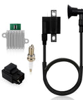 Beefed-Up CDI Box Ignition Coil Kit With Voltage Regulator Rectifier Starter Relay Solenoid For Sportsman 90 Scrambler 50
