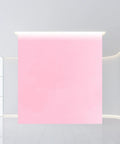 Self Adhesive Waterproof Pink Wallpaper Roll Heavy Duty Pvc shown on wall in minimalistic interior setting.