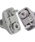 Two Pack Sun Visor Retainer Clip Holder Hook Fastener Bracket Grey For Hyundai Elantra Sonata Getz Ioniq Kona Creta I20 I30 2017 2018 2019