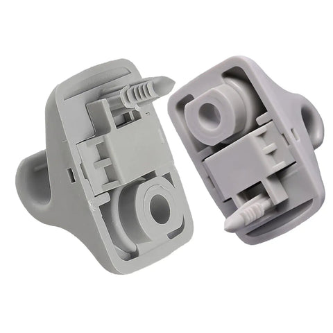 Two Pack Sun Visor Retainer Clip Holder Hook Fastener Bracket Grey For Hyundai Elantra Sonata Getz Ioniq Kona Creta I20 I30 2017 2018 2019