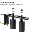 Heavy Duty Slide Gate Guide Roller 3 Inch With L Shaped Rear Post Bracket Iron Gate Guide Wheel Pulley And Adjustable Bolts Universal Gate Support Assembly For Sliding Rolling Gates.