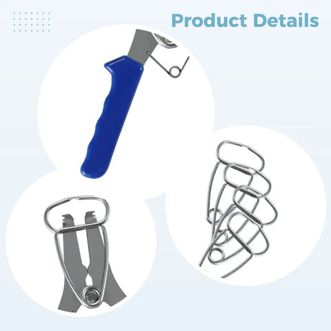 Super Durable Diy Wood Decor Molding And Frame Clamps Kit With 8 Stainless Steel Miter Woodworking Clamps Plus One Spring Clamp For Easy Projects, blue handle clamp