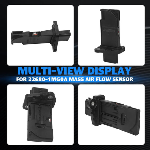 Multi-view of Nissan Mass Air Flow MAF Sensor Direct Fit Drop-In For Altima 2.5L 2013-2015, Sentra 1.8L 2013-2015, Pathfinder 2014, Infiniti M35h Q50 Q70 QX60 2012-2016 Replace AFH60M-39 MAS339.