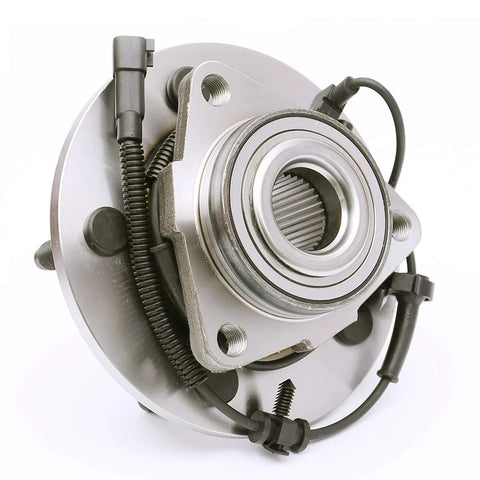 Front Wheel Bearing Hub Assembly For 2006-2008 Dodge Ram 1500 4 Wheel ABS 5 Lug Crew Cab And Standard Cab Front Left And Right Pair Set Of 2 OE Quality Ready To Roll