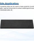 Pro Grade Rectangle Graphite Block 100x35x5mm Ingot High Purity Graphite Electrode Plate displayed with wide application text.