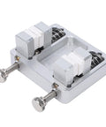 Heavy Duty Soldering Clamp with Slip Free Ceramic Jaws And Adjustable Wire Welding Fixture Featuring 11mm Opening for precise soldering.