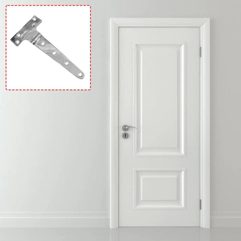 316 Stainless Steel T Model Door Hinge With Included Screws Heavy Duty Quiet Close Smooth Noiseless Door Swing Durable T Shaped Hinge
