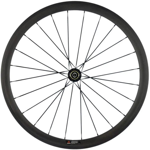 38 And 25mm Carbon Wheelset For 700c Clincher With Basalt Braking Surface, Toray T700 Carbon Fiber, Shimano Compatible