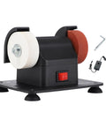 Heavy Duty Mini Bench Grinder With Dual Grinding Wheels For Precise Tool Sharpening And Burr Removal Electric Tabletop Machine