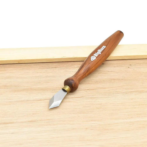 Marking Knife For Woodworking With Red Handle Small Size Ultra Precise Scribing Tool For Dovetails Tenons And Layout Lines