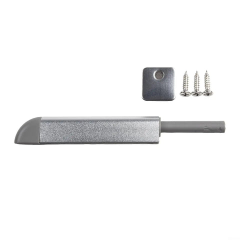 Magnetic Push To Open Cabinet Catch Latch For Drawer And Wardrobe Doors HandleFree Touch Release Secure Magnetic Cabinet Hardware Kit In Silver
