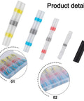 800 Pc Solder Seal Wire Connectors Kit With Heat Shrink Butt Terminals For Auto Marine Use Color Coded Electrical Crimping Set Plus 470 Tubes To Keep Your Wiring Clean And Super Secure Every Single Time You Need A Solid Connection., color-coded solder seal connectors and storage box