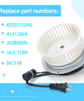 DIY Friendly 0695B000 Motor Assembly For QT80 Series Bathroom Exhaust Fans Replacement With Blower Wheel plug view