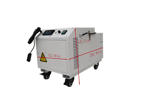 Industrial Ultrasonic Humidifier Cooler Sprayer 3kg/h Portable Pro Grade Commercial Cool Mist Maker with 110V Power Supply