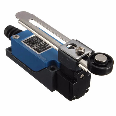 Me-8108 Momentary Limit Switch With Roller Lever, 3-Pack For CNC Mills, Laser And Plasma Machines, 12V, Blue Or Light Blue Option
