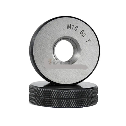High Precision Thread Ring Gauge Go No Go Measuring Tool for Internal Thread Size Verification in Metalworking, Steel, Size M16