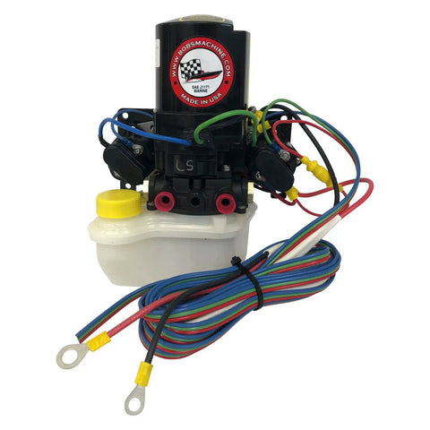 Tough As Nails Hydraulic Boat Jack Plate with 4 Inch Setback and 7.5 Inch Lift Aircraft Grade Aluminum Silver Finish for Outboards, included wiring.