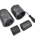 Leaf Spring Pin Bushing Service Kit Built Tough For Heavy Duty Trucks With Damage Free Press Style Installation Safe Removal And Replacement Of Leaf Springs And Suspension Bushings Replaces 15030, black press tools and bushings